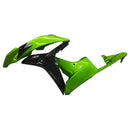 Fairings 2007-2008 Honda CBR 600 RR Metallic Black & Green Honda  Generic