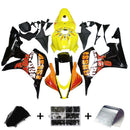 Fairings 2007-2008 Honda CBR 600 RR Yellow Black Valentino Rossi  Generic
