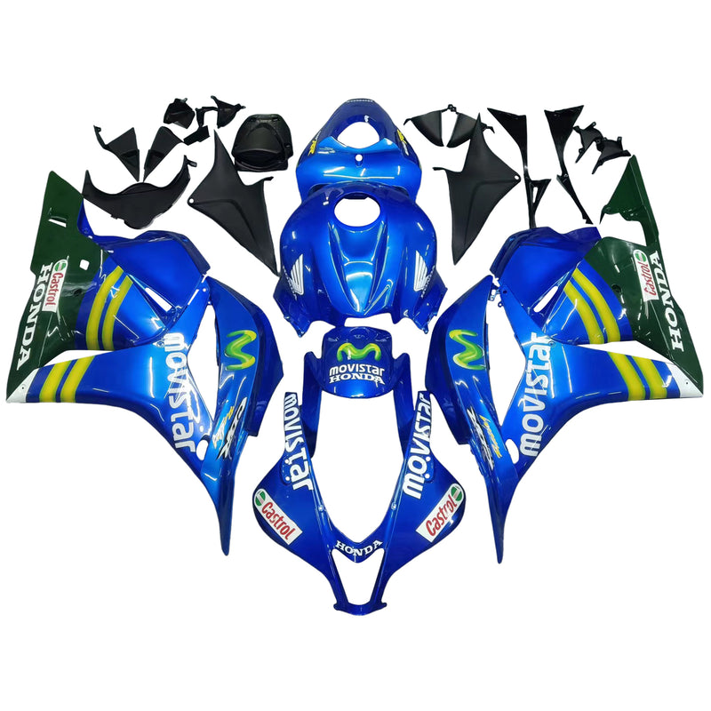 Fairings 2009-2012 Honda CBR 600 RR Blue & Green Movistar  Generic