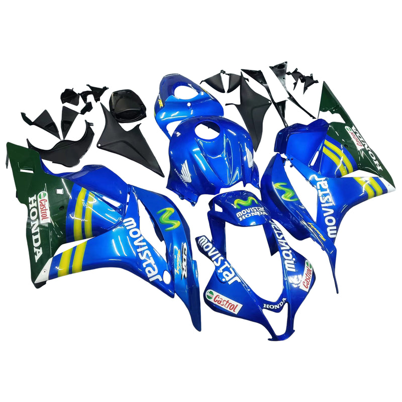 Fairings 2009-2012 Honda CBR 600 RR Blue & Green Movistar Racing Generic