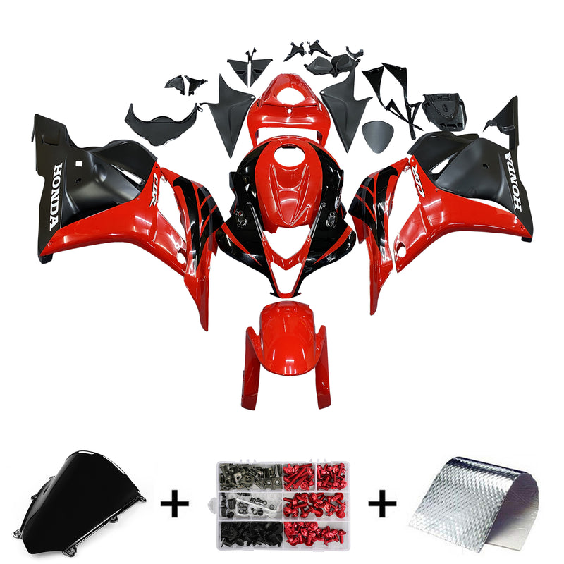 Fairings 2009-2012 Honda CBR 600 RR Red & Black CBR Racing Generic