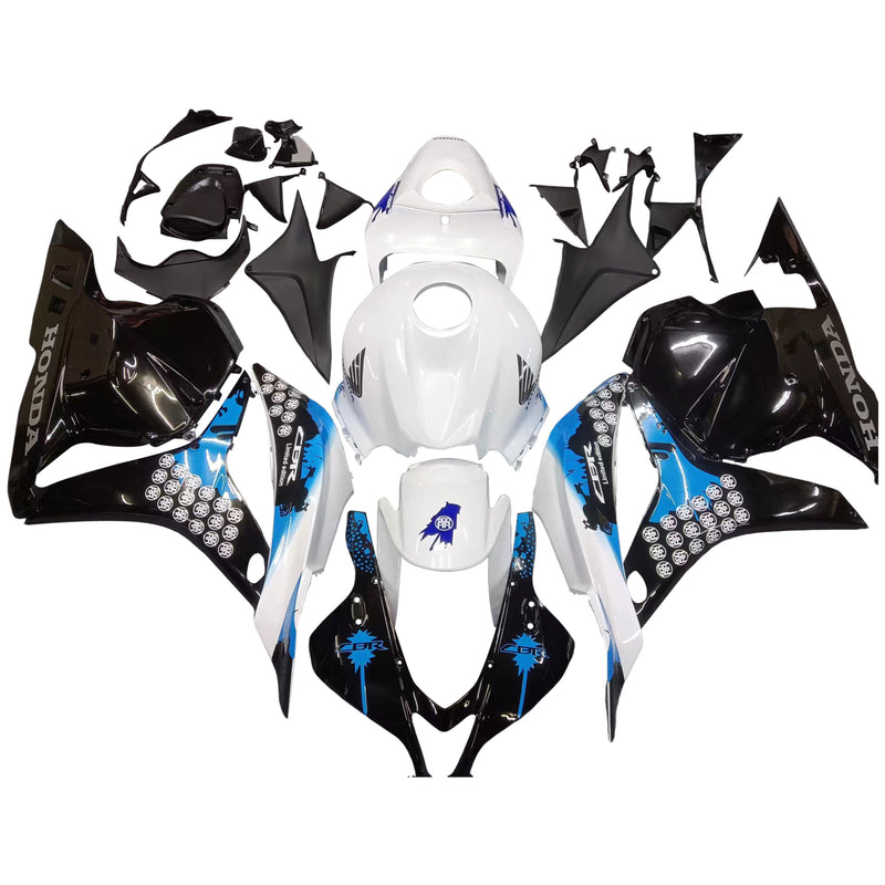 Fairings 2009-2012 Honda CBR 600 RR White Black Blue Coin RR Racing Generic