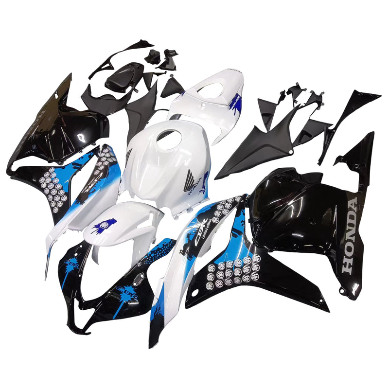 Fairings 2009-2012 Honda CBR 600 RR White Black Blue Coin RR  Generic