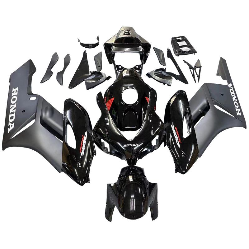 Fairings 2004-2005 Honda CBR 1000 RR All Black RR Honda  Generic