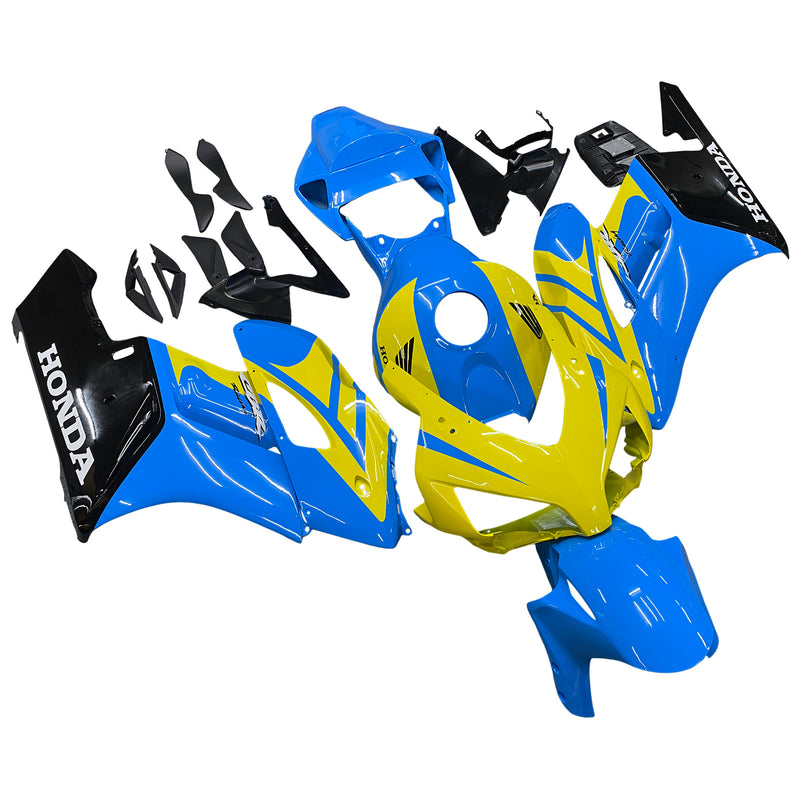 Fairings 2004-2005 Honda CBR 1000 RR Blue Yellow CBR Racing Generic