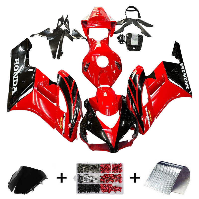 Fairings 2004-2005 Honda CBR 1000 RR Red Black CBR  Generic