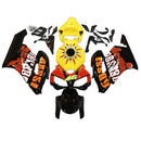 Fairings 2004-2005 Honda CBR 1000 RR Black Yellow Valentino Rossi   Generic