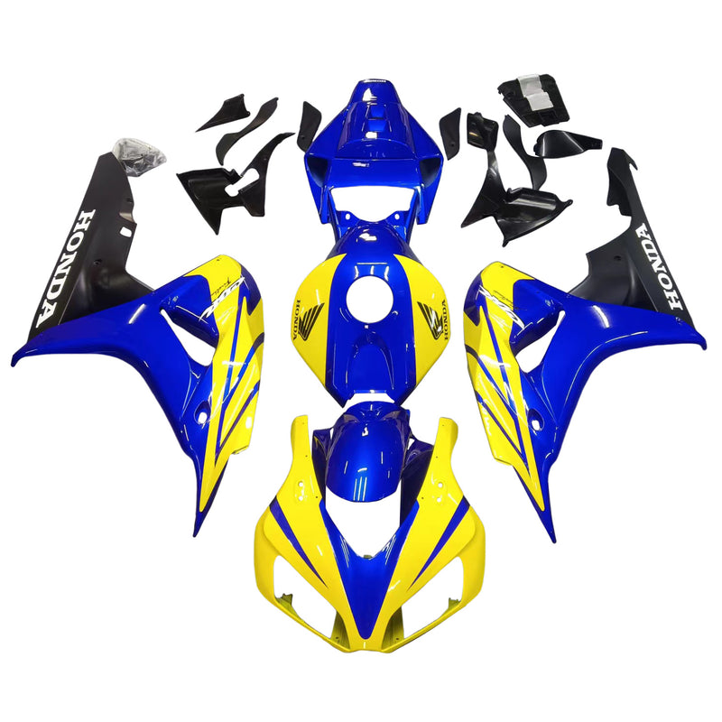 Fairings 2006-2007 Honda CBR 1000 RR Blue Yellow CBR Racing Generic