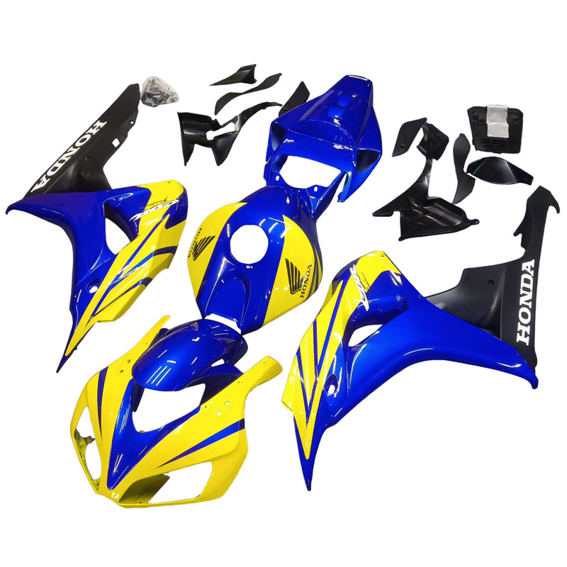 Fairings 2006-2007 Honda CBR 1000 RR Blue Yellow CBR Racing Generic