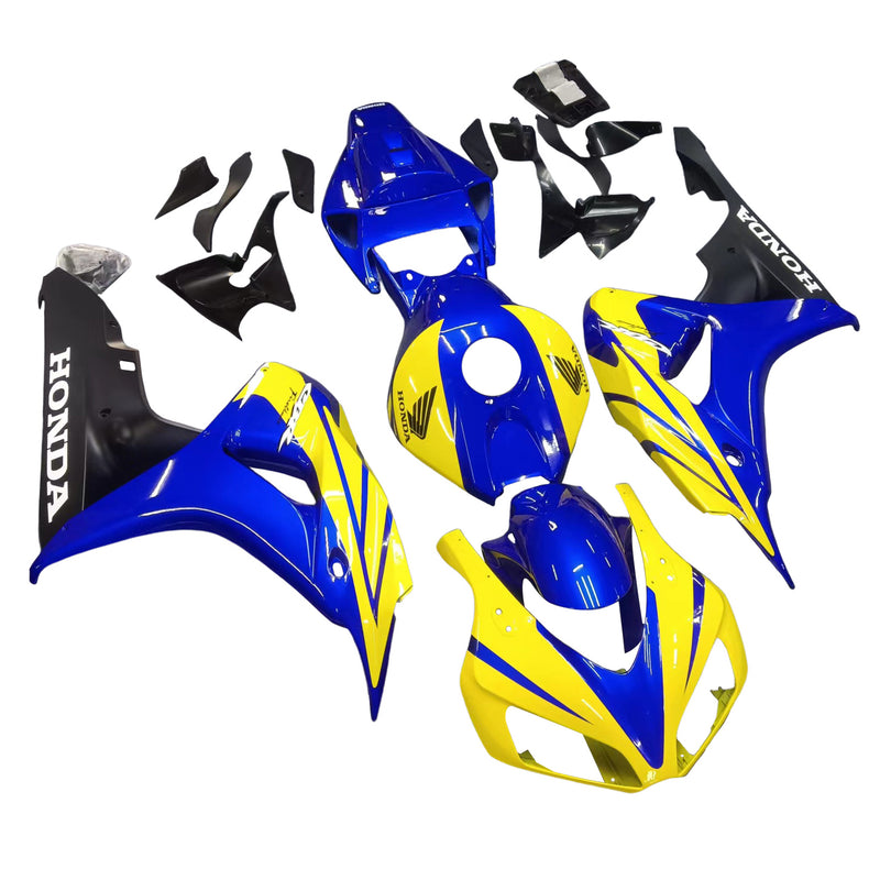 Fairings 2006-2007 Honda CBR 1000 RR Blue Yellow CBR Racing Generic