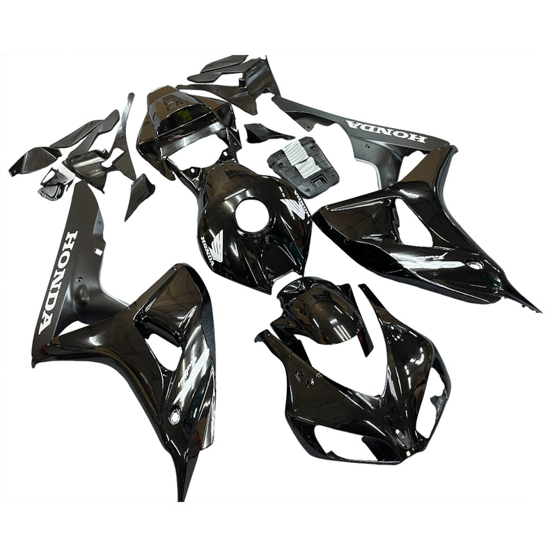 Fairings 2006-2007 Honda CBR 1000 RR All Black CBR  Generic