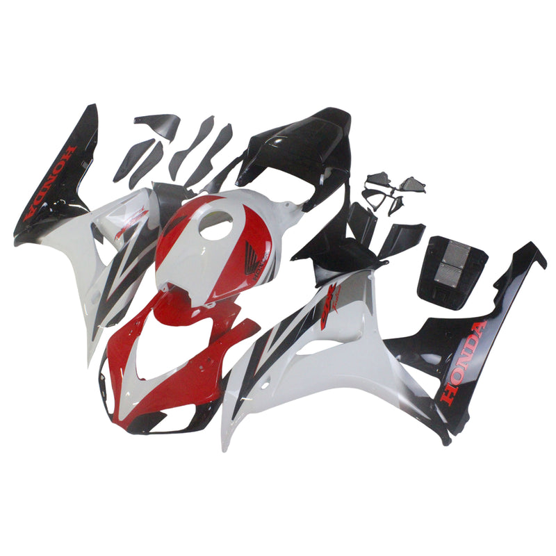 Fairings 2006-2007 Honda CBR 1000 RR White Red Black CBR  Generic