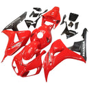 For CBR1000RR 2006-2007 Bodywork Fairing Red ABS Injection Molded Plastics Set Generic