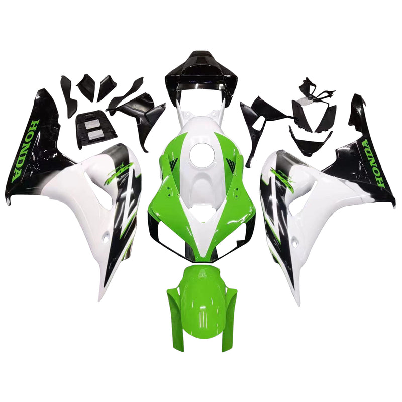 Fairings 2006-2007 Honda CBR 1000 RR White Green Black CBR Honda  Generic