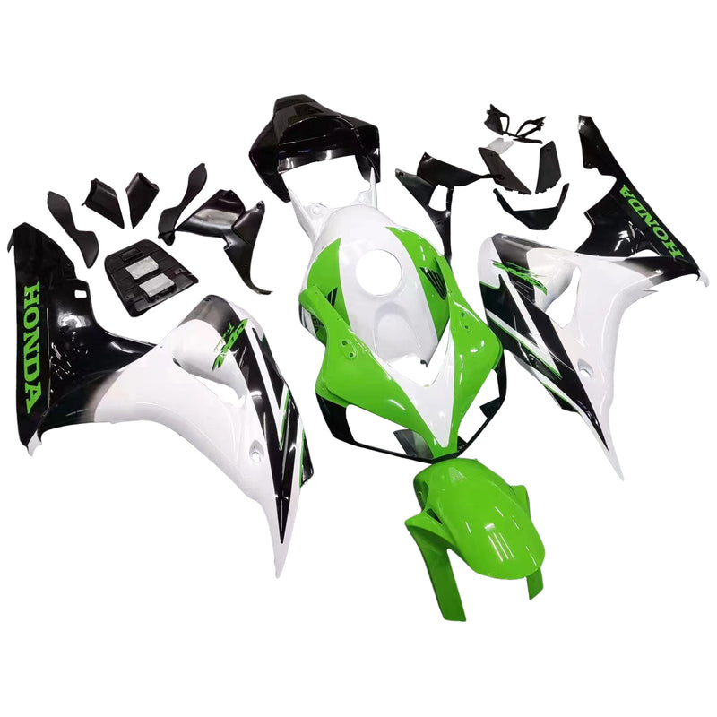 Fairings 2006-2007 Honda CBR 1000 RR White Green Black CBR Honda  Generic