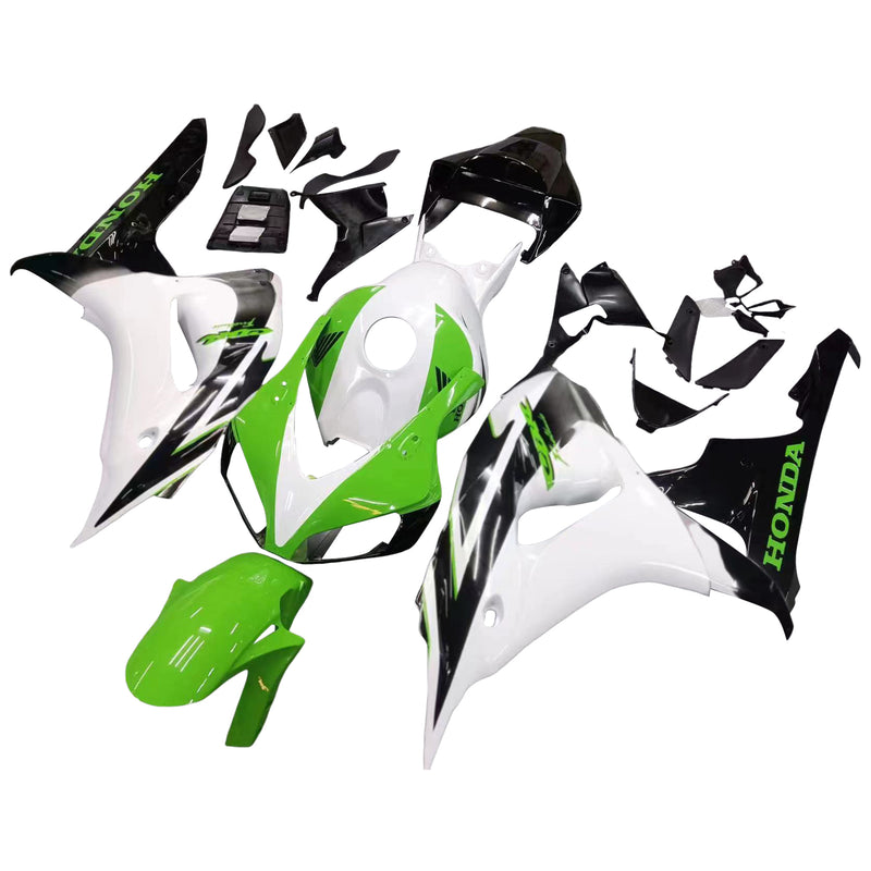 Fairings 2006-2007 Honda CBR 1000 RR White Green Black CBR Honda  Generic