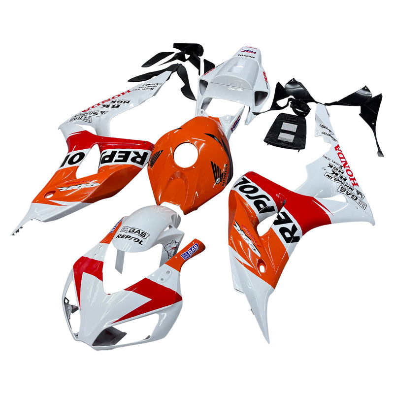 Fairings 2006-2007 Honda CBR 1000 RR White Orange Repsol Racing Generic