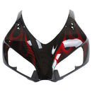 Fairings 2006-2007 Honda CBR 1000 RR Black & Red Flame  Generic
