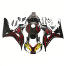 Fairings 2006-2007 Honda CBR 1000 RR Black & Red Flame Shark  Generic