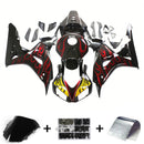 Fairings 2006-2007 Honda CBR 1000 RR Black & Red Flame Shark  Generic