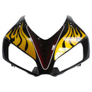 Fairings 2006-2007 Honda CBR 1000 RR Black & Red Flame Shark  Generic