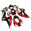 Fairings 2006-2007 Honda CBR 1000 RR Black and Red CBR  Generic