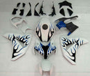 Fairings 2008-2011 Honda CBR 1000 RR White & Blue Black Flame  Generic