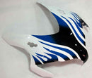 Fairings 2008-2011 Honda CBR 1000 RR White & Blue Black Flame  Generic