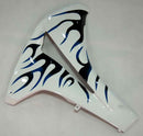 Fairings 2008-2011 Honda CBR 1000 RR White & Blue Black Flame  Generic
