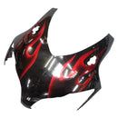 Fairings 2008-2011 Honda CBR 1000 RR Black & Cherry Red Flame  Generic