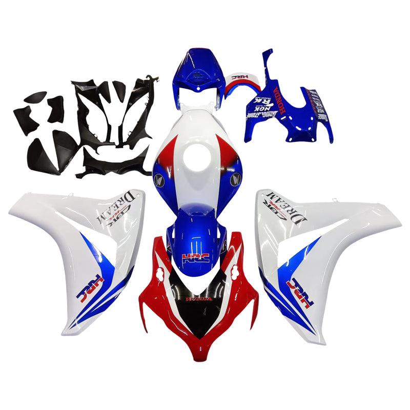 Fairings 2008-2011 Honda CBR 1000 RR Red Whit Blue HRC  Generic