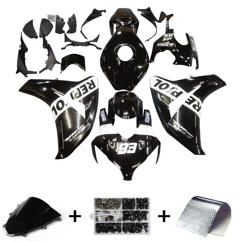 Amotopart Honda CBR1000RR 2008-2011 Fairing Kit Bodywork Plastic ABS