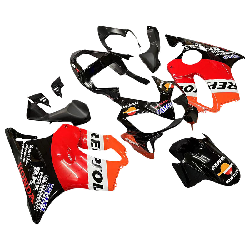 Fairings 2001-2003 Honda CBR 600 F4i Black Repsol  Generic