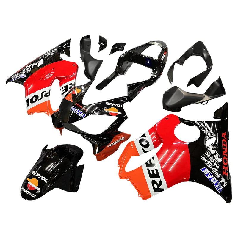 Fairings 2001-2003 Honda CBR 600 F4i Black Repsol  Generic