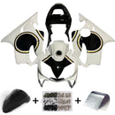 Fairings 2001-2003 Honda CBR 600 F4i White & Black Lucky Strike  Generic