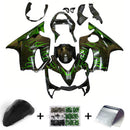 Fairings 2001-2003 Honda CBR 600 F4i Black & Green Flame  Generic