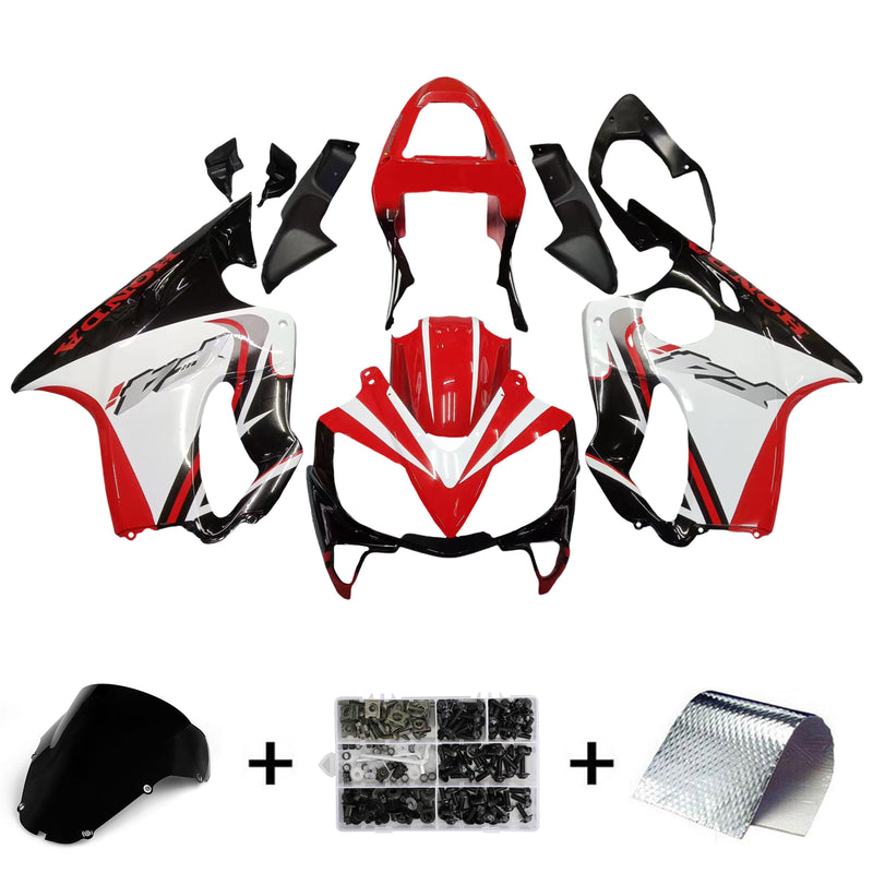 Amotopart  Honda CBR600 F4i 2001-2003 Fairing Kit Bodywork Plastic ABS