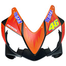 Fairings 2004-2007 Honda CBR 600 F4i Black Valentino Rossi  Generic
