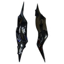 Fairing Injection Plastic Kit Glossy Black Kit Fit For Kawasaki Zx6R 13-18 Generic