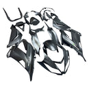 Fairing Injection Plastic Kit Matt Black W/Bolt Kit Fit For Kawasaki Zx6R 13-18 Generic