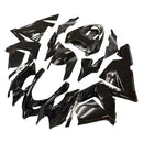 Fairing Injection Plastic Kit Glossy Black Fit For Kawasaki Zx10R 04-05 Generic