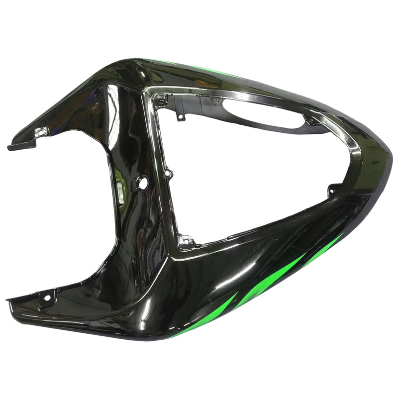 Green Flames Injection Fairing Kit Plastic Fit for Kawasaki ZX10R 2006 2007 Generic