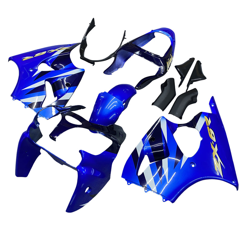 Amotopart Kawasaki ZX6R 636 2000-2002 ZZR600 2005-2008 Fairing Kit Bodywork