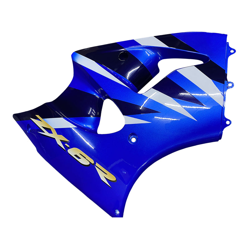 Amotopart Kawasaki ZX6R 636 2000-2002 ZZR600 2005-2008 Fairing Kit Bodywork