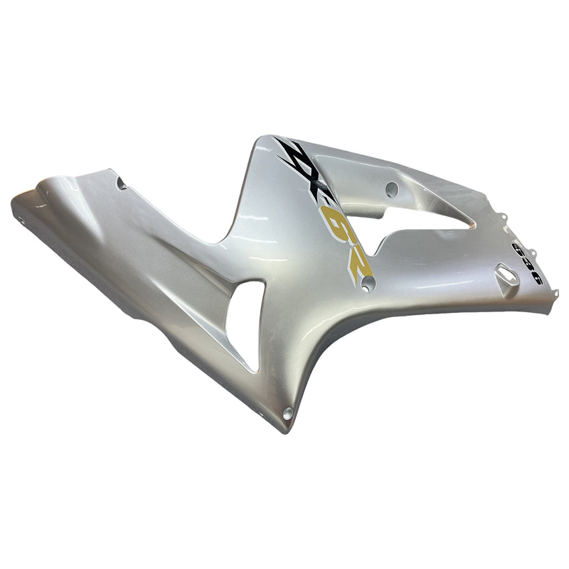 Fairings 2003-2004 Kawasaki ZX6R 636 Silver Ninja Racing Generic