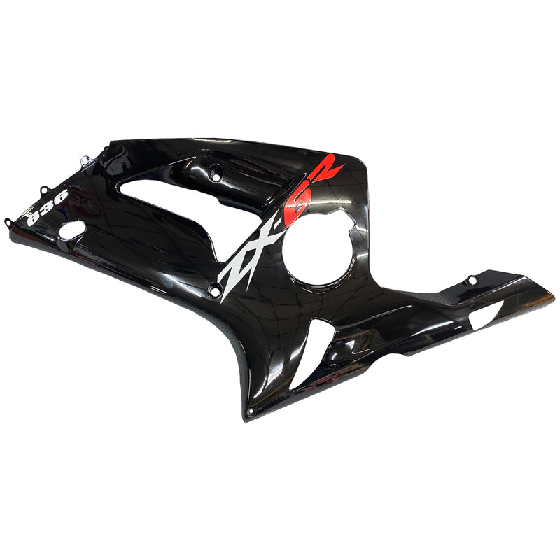 Fairings 2003-2004 Kawasaki ZX6R 636 Black Ninja Racing Generic