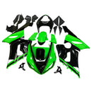 Fairings 2005-2006 Kawasaki ZX6R 636 Green Black Kawasaki  Generic