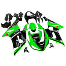 Fairings 2005-2006 Kawasaki ZX6R 636 Green Black Kawasaki Racing Generic