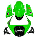 Fairings 2005-2006 Kawasaki ZX6R 636 Green Black Kawasaki Racing Generic