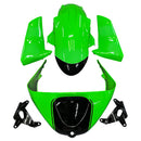Fairings 2005-2006 Kawasaki ZX6R 636 Green Black Kawasaki  Generic